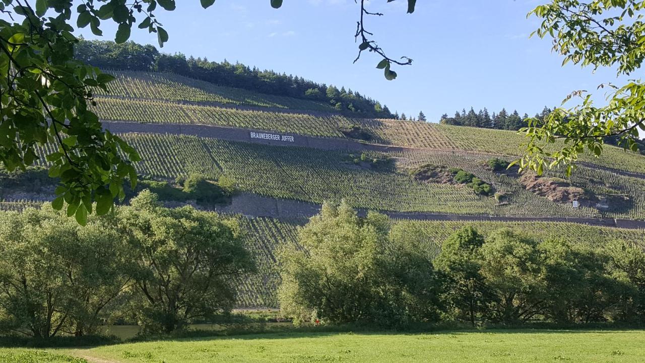 Ferienwohnung Altes Pfarrhaus Mit Flair Und Moselblick Brauneberg Luaran gambar